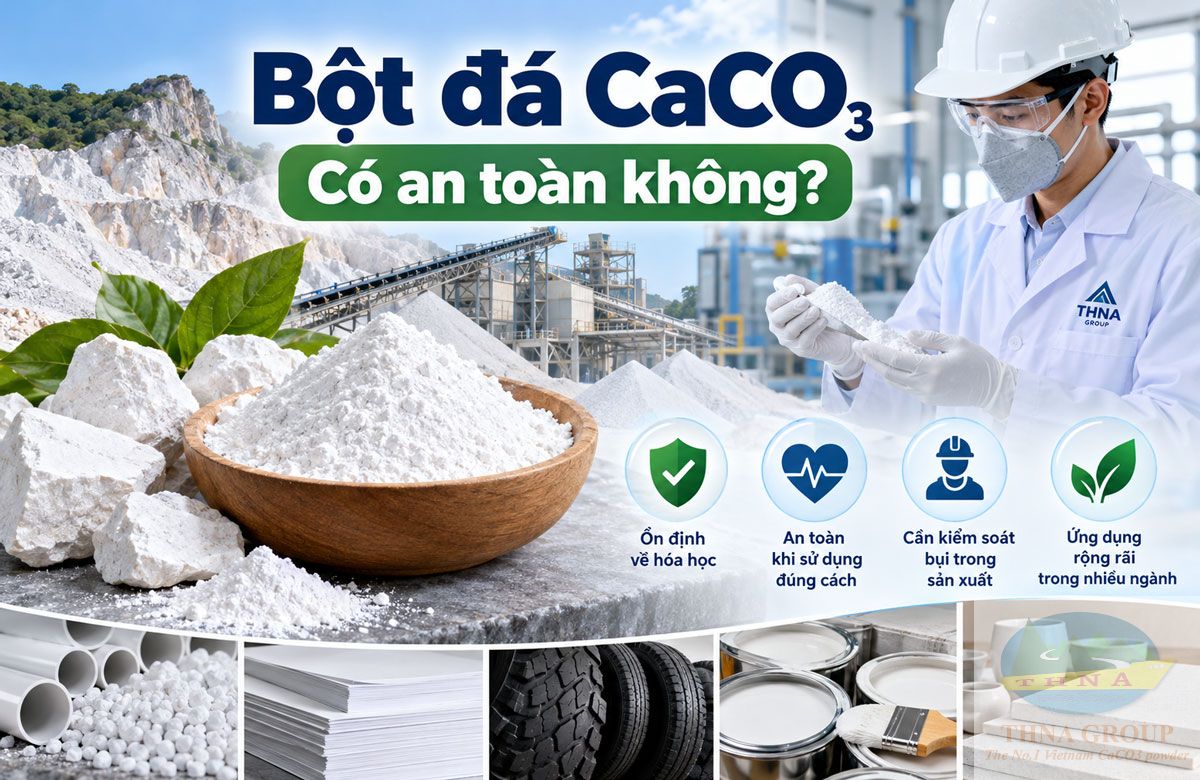 bột đá Caco3 có an toàn không